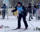 Денисов встал на лыжи