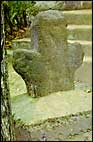 Каменный крест, установленный в память о сражении жителей Козельска с полчищами Орды