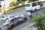 Нападение террористов на полицейских в Дербенте попало на видео