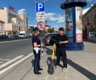В Калуге во время рейда оштрафовали шестерых электросамокатчиков