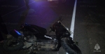 В Калужской области мопед вылетел в кювет, зацепившись за ветки