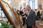 Владислав Шапша принял участие в Божественной Литургии в селе Боровенск Мосальского района