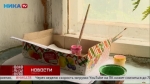 Бывшая работница ТЮЗа взялась за роспись подъезда калужской многоэтажки