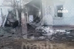Появилось видео из обстрелянной перед попыткой прорыва ДРГ ВСУ Суджи Курской области