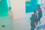 Драка с поножовщиной в российском магазине попала на видео