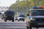 Минобороны России показало марш колонн «Градов», артиллерии и танков в Суджанский район