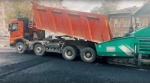 На улице Огарева в Калуге началась укладка асфальта