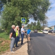 В Тарусском районе завершается ремонт дороги