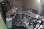 Россиянка разгромила сауну из-за залога в две тысячи рублей и попала на видео