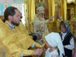 Молебен на начало учебного года отслужили в Троицком соборе Калуги
