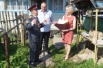 В Козельске 95-летнему ветерану передали поздравление Президента