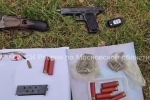 Оружие стрелявшего по семейной паре в Подмосковье мужчины попало на видео
