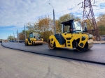 На Синих мостах завершается укладка финальных слоев асфальта