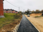 В калужском микрорайоне Силикатный обустроили тротуар
