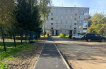 В Белоусово завершили строительство новых тротуаров