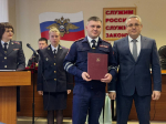 Дмитрий Денисов поздравил сотрудников ОВД с приближающимся праздником
