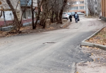 В Калуге продолжается благоустройство и асфальтирование междворовых территорий