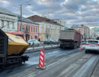 В Калуге подрядчики не боятся заморозков и продолжают ремонт дорог