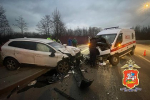 Два работника скорой помощи пострадали в ДТП в Подмосковье