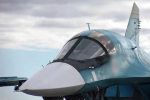 Су-34 сбросил ФАБы с УМПК на бронетехнику ВСУ в Курской области и попал на видео