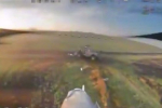 Уничтожение американского бронетранспортера дроном Росгвардии попало на видео