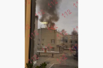 В российском городе загорелся институт гражданской авиации