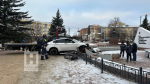 Горуправа восстановит повреждения на площади Победы за счет виновника ДТП