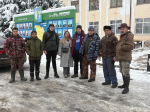 В Барятинском районе добровольцы расчищают просеки для энергетиков