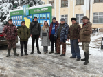 В Барятинском районе добровольцы продолжают расчищать просеки для энергетиков