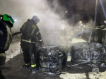В Калуге за ночь загорелись 2 автомобиля