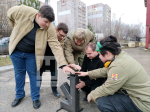 Калужские студенты делают печки для бойцов СВО