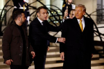 Макрон перед открытием Нотр-Дама обнял Трампа и не подошел к Зеленскому