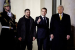 «Возможно, французские солдаты поедут на Украину». О чем Зеленский просил Трампа и Макрона на встрече в Париже?