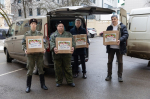 Коллектив «КГВ» передал новогодние посылки для участников СВО
