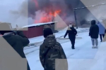 Семь пенсионеров пропали при пожаре в бараке в Кировской области