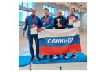 Команда Обнинска победила в соревнованиях по бадминтону на спартакиаде сотрудников администраций муниципалитетов