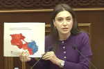 Армянский депутат провела антиазербайджанскую акцию в парламенте
