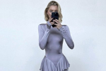 Бывший «ангел» Victoria\'s Secret снялась без бюстгальтера в облегающем наряде