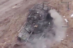 Появились кадры уничтожения американского танка Abrams в Курской области