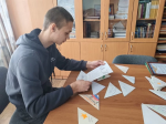 Школьник из Износковского района получил ответ с фронта на свое письмо