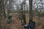 Российские военные развернули понтонный мост в Курской области