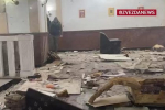 Последствия взрыва в московском ЖК «Алые Паруса» попали на видео