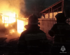 В одном из сёл Калужской области сгорела баня