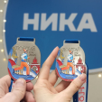Калужане получают медали за новогодний забег