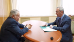 Губернатор Владислав Шапша встретился с Михаилом Ковальчуком