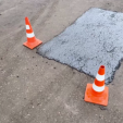 Дорожное полотно в 1-м Больничном переулке отремонтировали