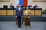 Директора Государственного музея космонавтики наградили почетной грамотой