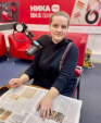 Журналист КН рассказала в эфире радио «Ника FM» о проекте газеты «Фронтовые письма»