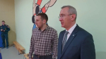 Владислав Шапша посетил спортивный центр в Перемышльском районе