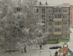 После штормового ветра на Калужскую область обрушился снегопад